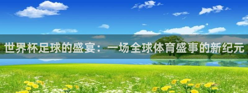 世界杯足球的盛宴：一场全球体育盛事的新纪元