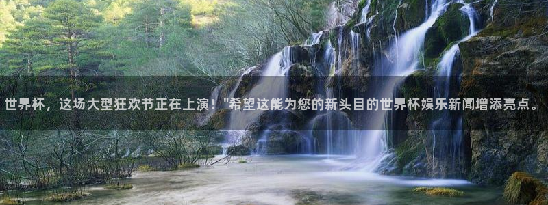 世界杯，这场大型狂欢节正在上演！\
